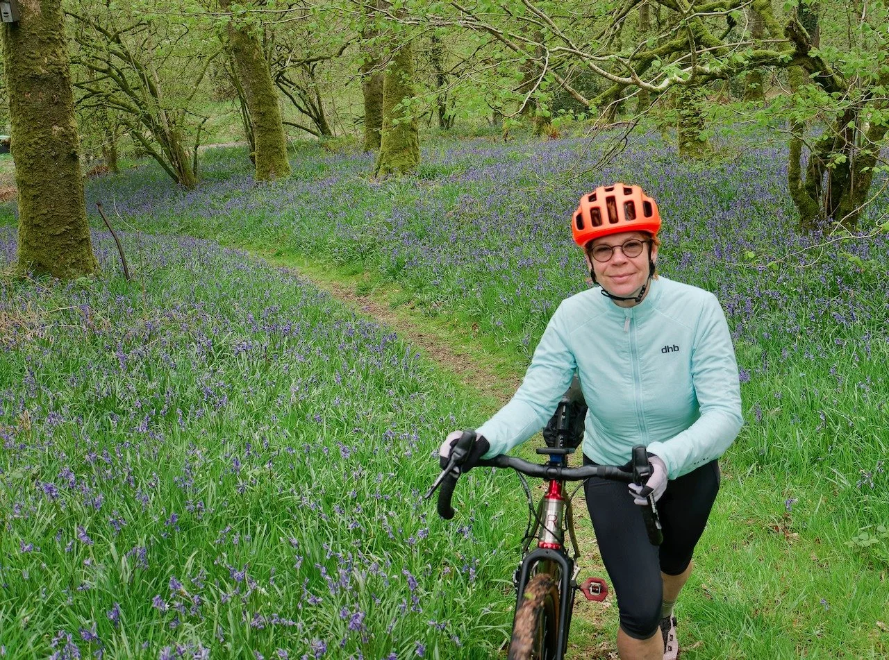One of those days that start with wishing you had put lights on the bike. 8 Cuckoos in total, 2 seen flying above the bluebells of Castramon Woods. Our gravel bikes are now the ones to use - how did we ride these roads on 23mm?