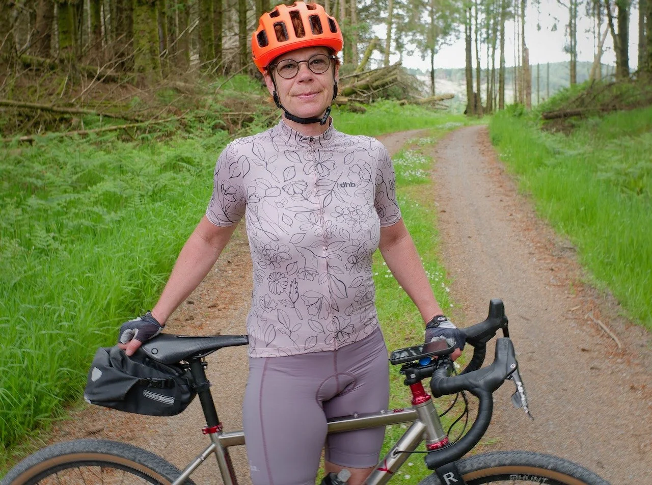 Just a couple of miles to go in this photo to get back to our car. Then a Path closed sign! and another. We ignore those and go on. The third, and this time trees are down across our route. Gravel riding is hard, double road miles always! Even withou