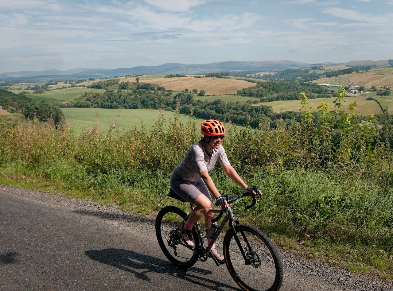 There will always be a hill in any ride from Thornhill. Almost certainly a river too ,and sometimes a castle. A ride up into the Lowther hills gives you views across the Nith in both directions. I took my sketchbook for the first time in a while!