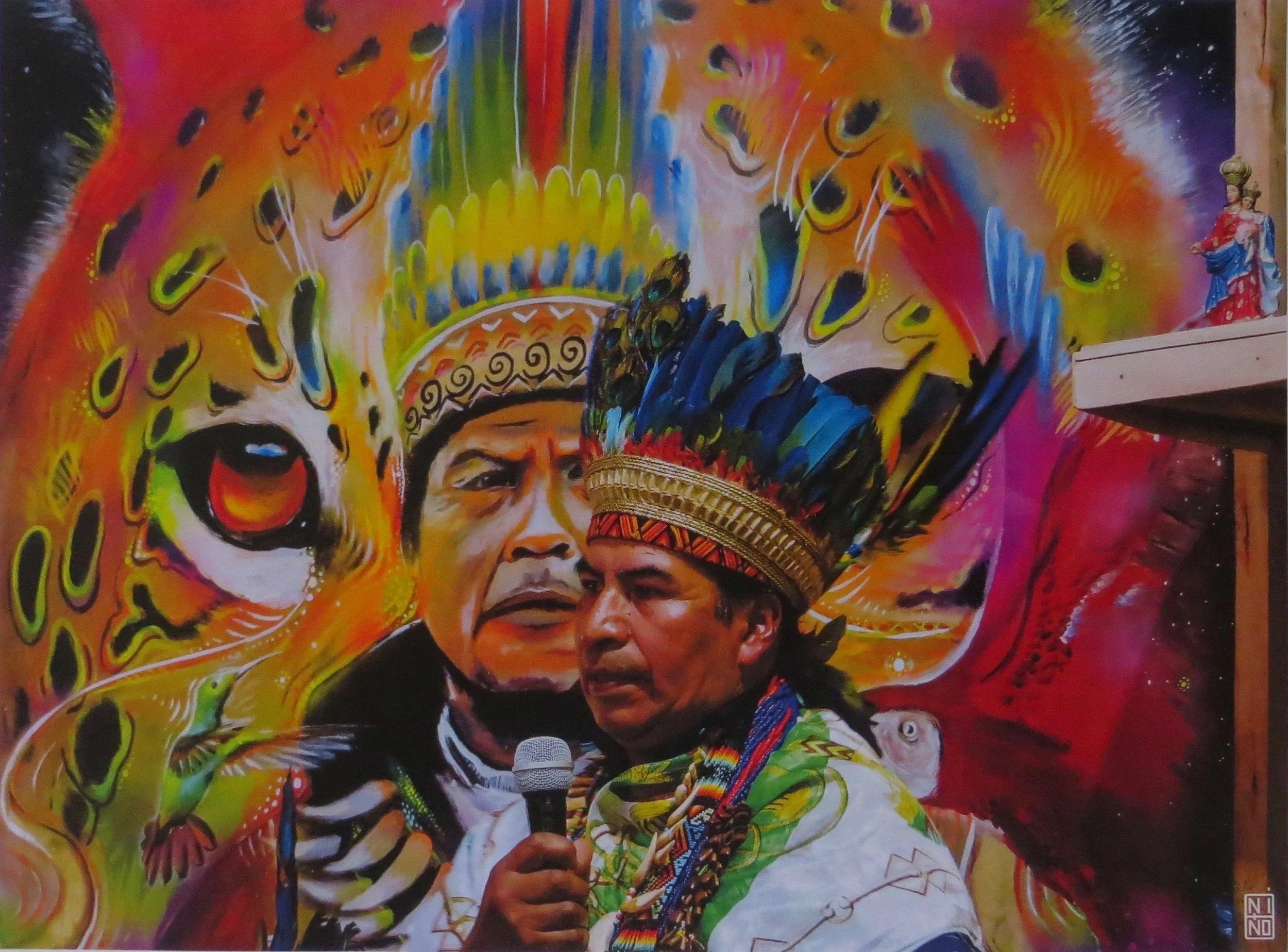 Jorge Niño "Suma pinta" Casa del buen pensamiento. Tamabioy, Putumayo, Colombia 2017