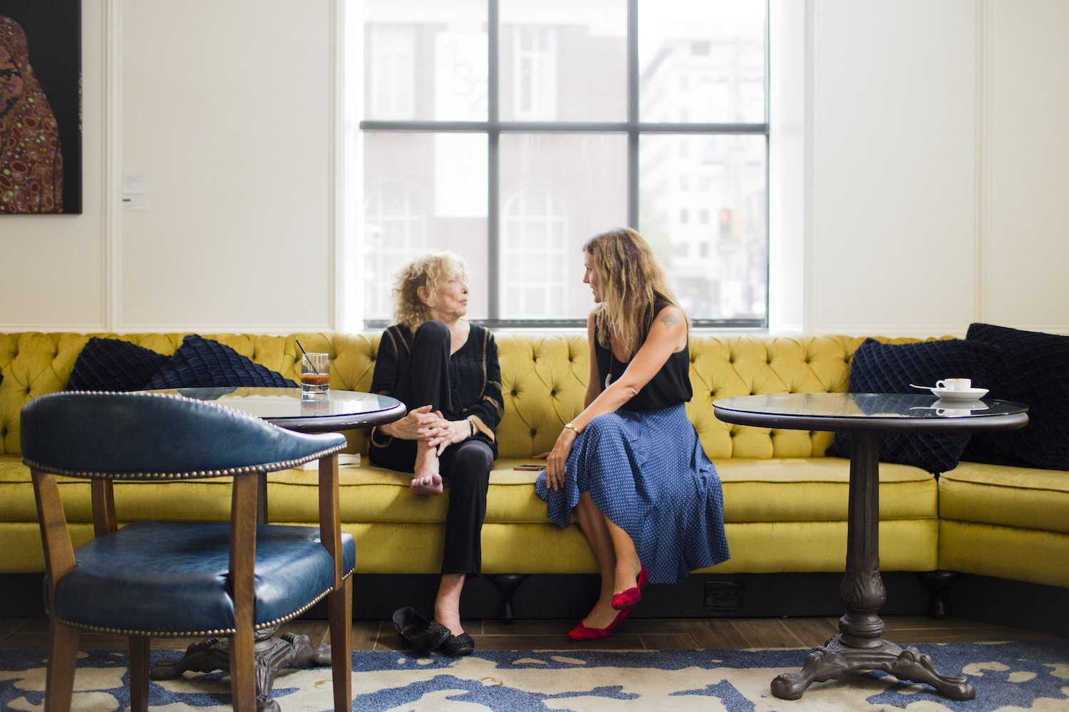 Interviewing Carolee Schneemann in 2019