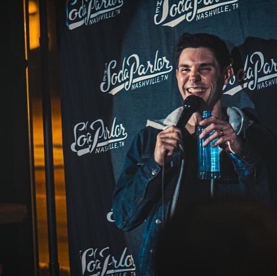 This is a picture of me truly having a blast at @thesodaparlor in Nashville. So much fun last night. Feeling thankful for friends like @mikefalzone. Let&rsquo;s do it again tonight at 8. 📸 @liamjnelson