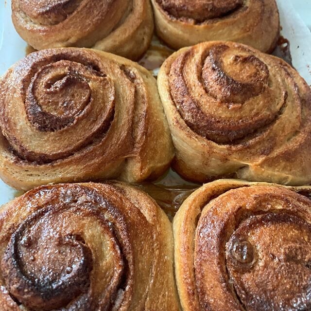 #premiumdaddy back in the saddle with some creamy #brioche #cinnamonrolls. Naturally leavened with freshly milled organic white wheat flour. I spit in the dough so no one can eat em but me and I don&rsquo;t feel at all bad about it. 
I am also a stan