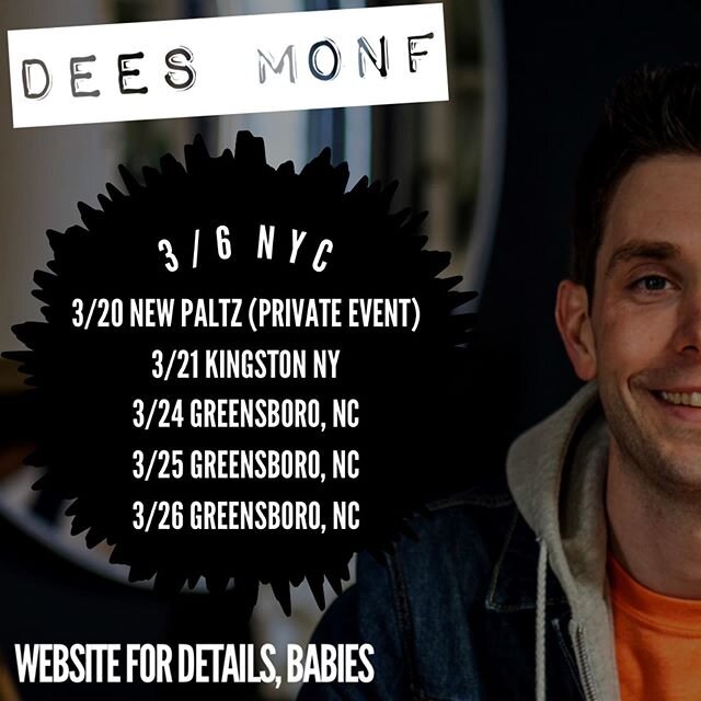 #premiumdaddy has some comedy coming up. 
This Friday I&rsquo;m at the Comedy Attic in NYC at 8 &amp; 10 with homeboy @heishysterical . Looking forward to that one. Gonna be a couple of hum-dingers. 
Later this month I&rsquo;m at the @northcarolinaco