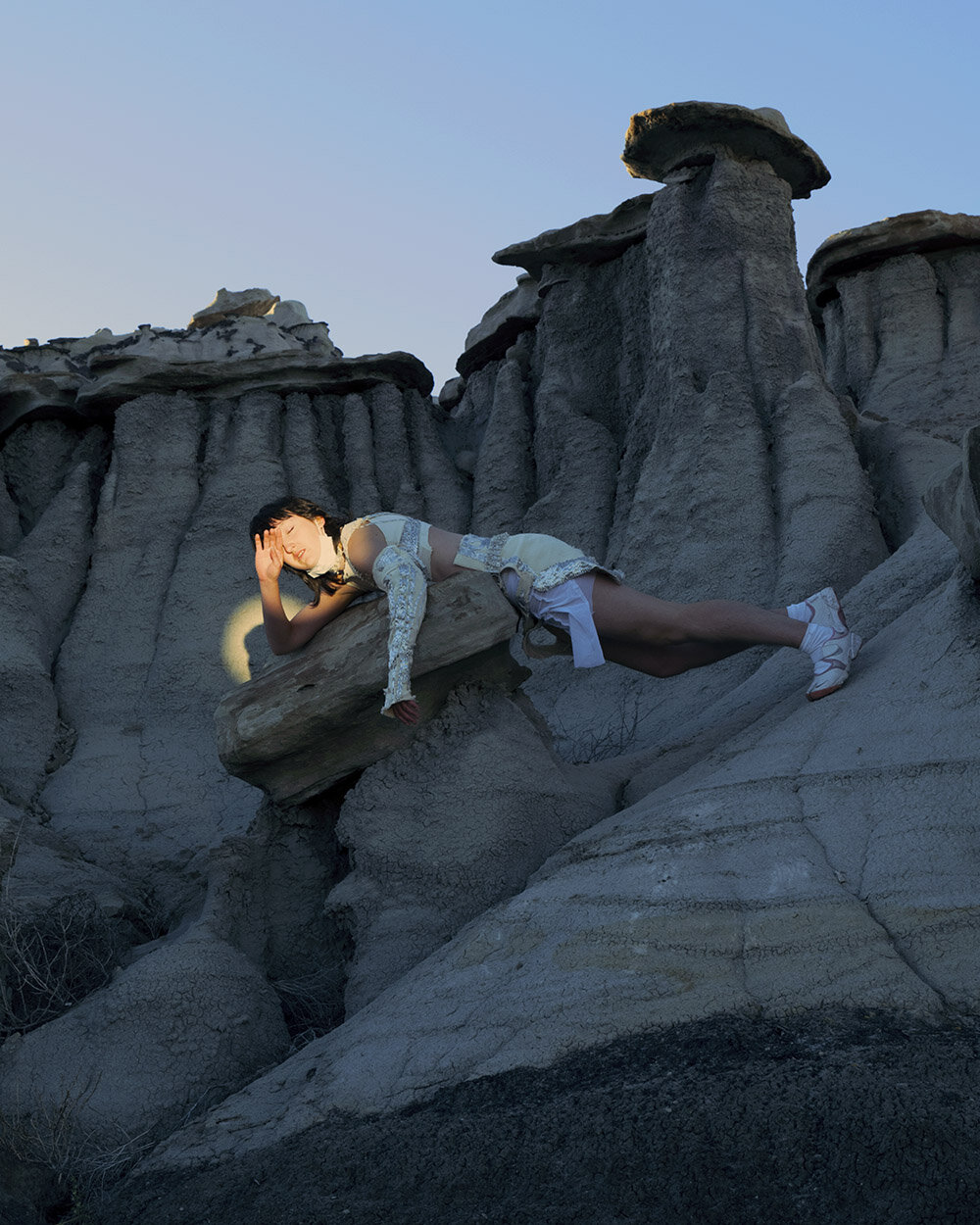 photo series published in the accompanying 40-page book to my 2020 album 8 , taken in collaboraton with chrissie white, clara pathe and justina goldbeck. released on 33-33.