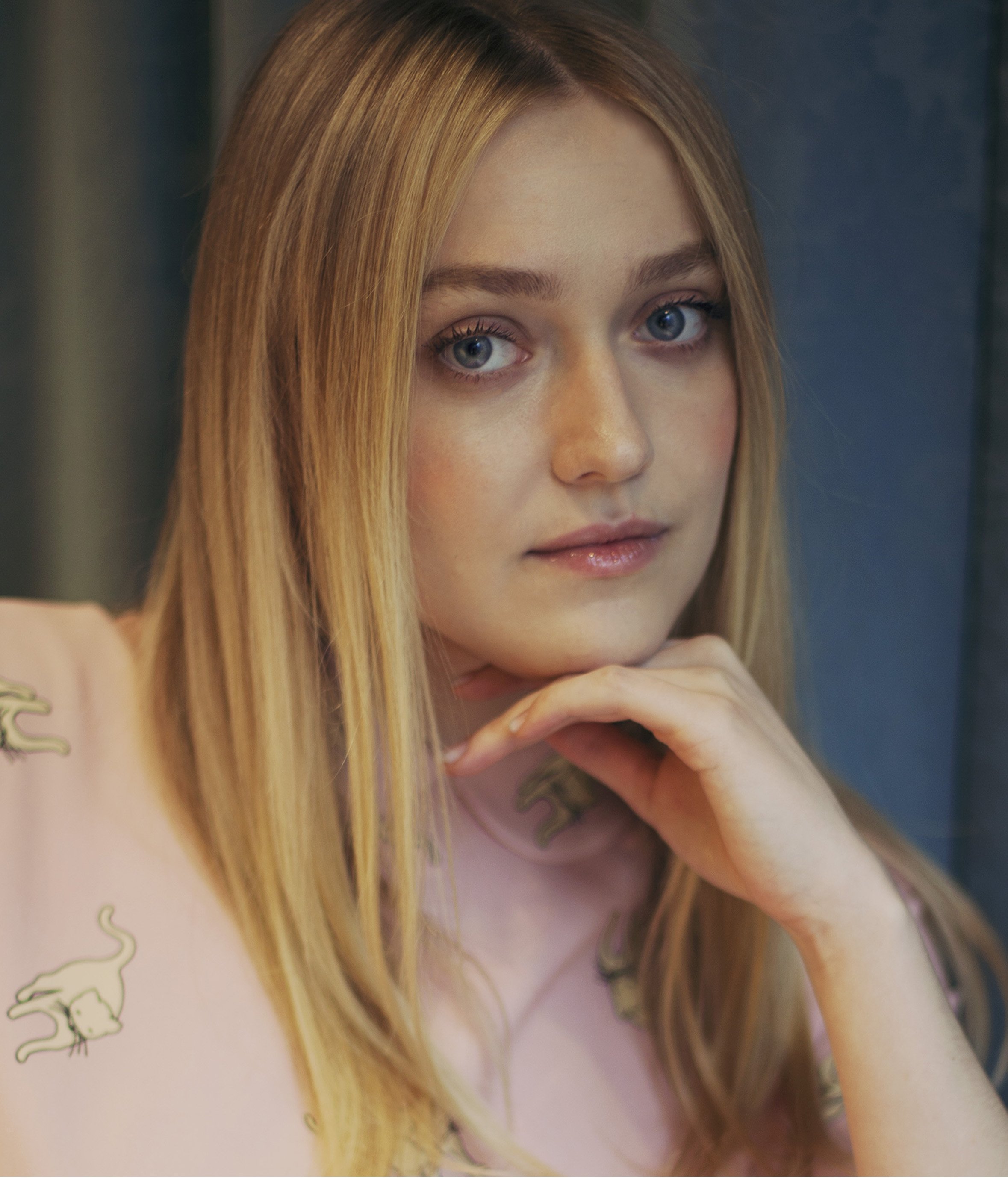  dakota fanning for w magazine x miu miu 