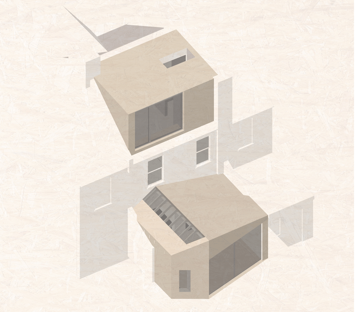  Various forms and arrangements were tested in the early design stages.  