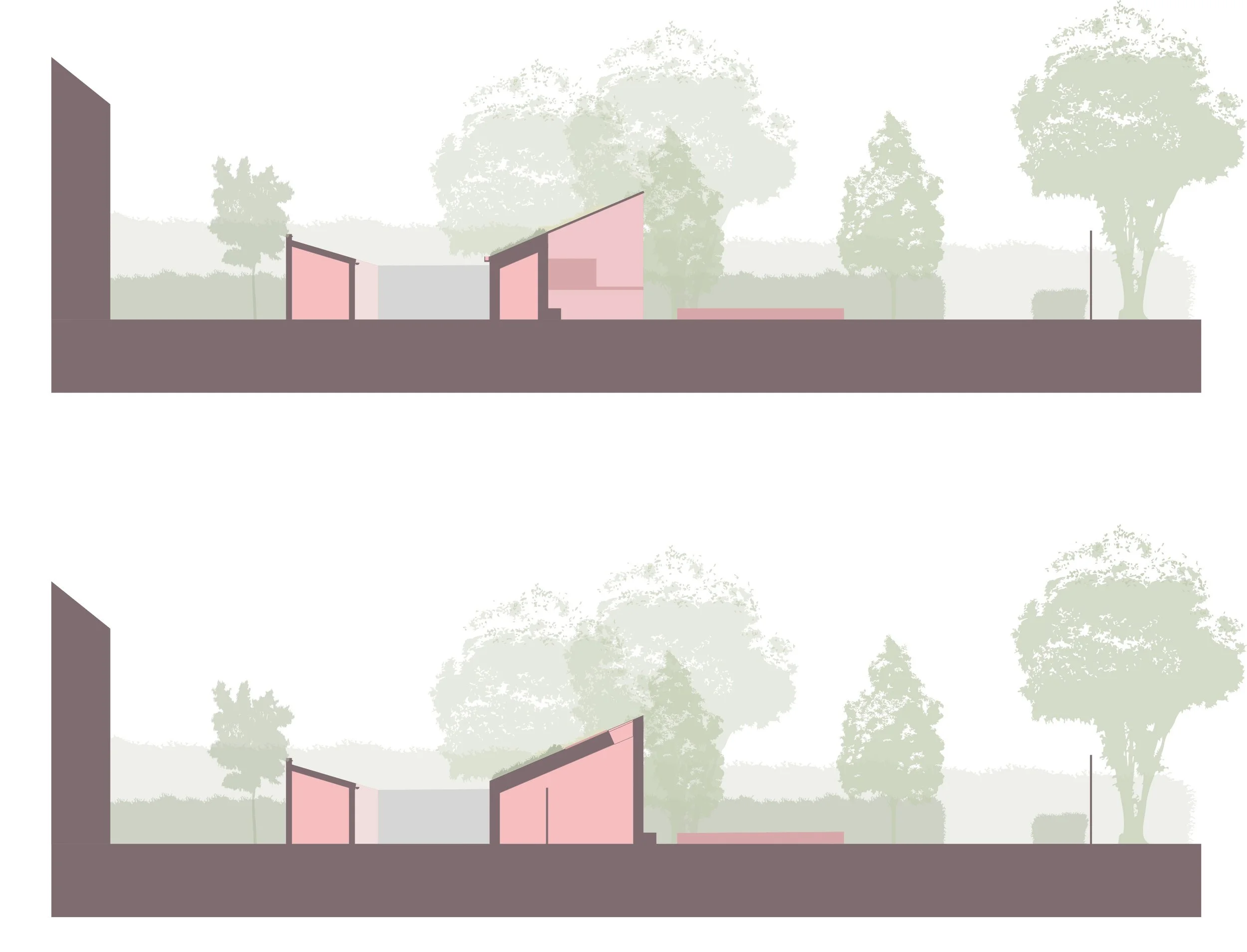  The simple monopitched form takes advantage of positioning and orientation to optimise secure natural lighting, biodiverse green roof planting, whilst being at the ideal pitch for PV panels. Its extremely compact form and the short cross spans promo