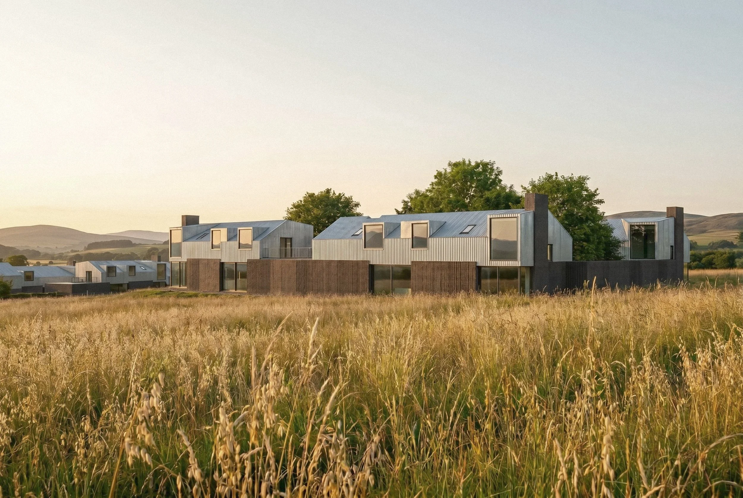  Housing forms part of a wider project with an open brief to redevelop of the historic Craigston Castle estate, in Aberdeenshire, to ensure its long-term environmental and financial sustainability, five strategic developments were proposed focusing o