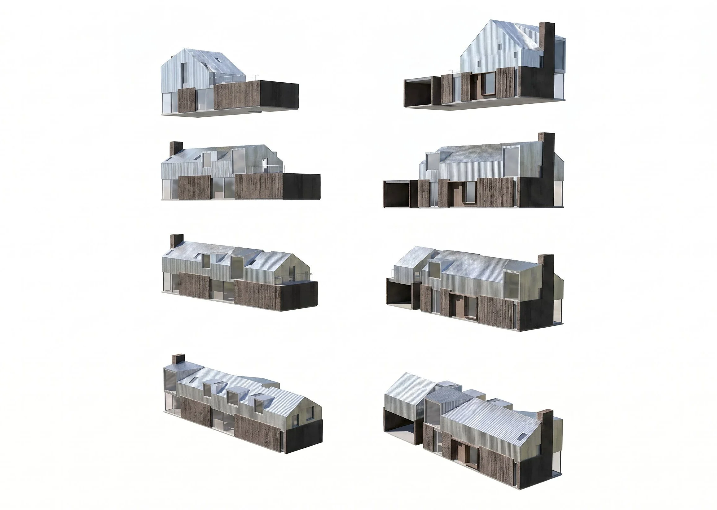  Modular House types allow variation ranging from 2-bed to 6-bed. 