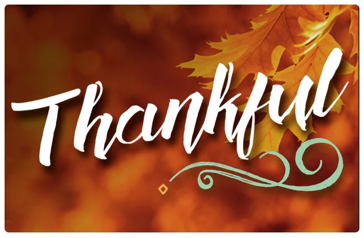 Being Thankful