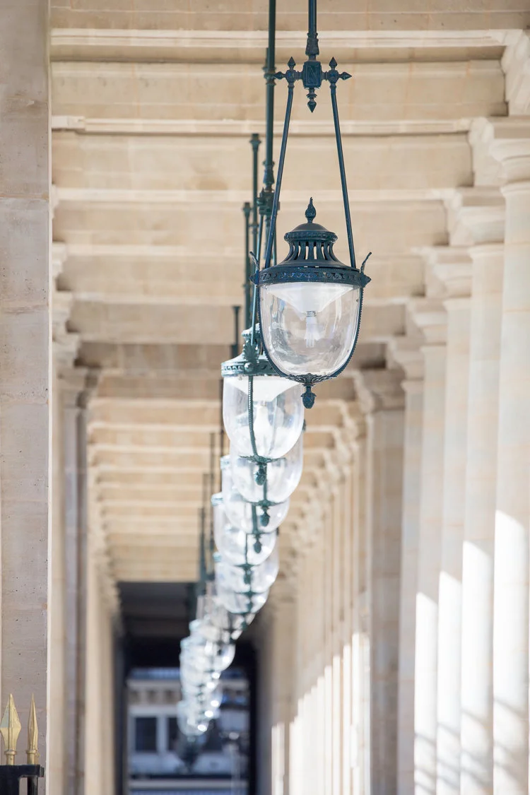 Paris pictures, Palais Royal lights