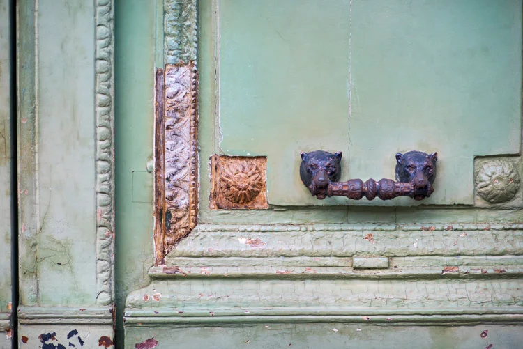 Paris pictures, weathered style Paris door knob, fine art photography print