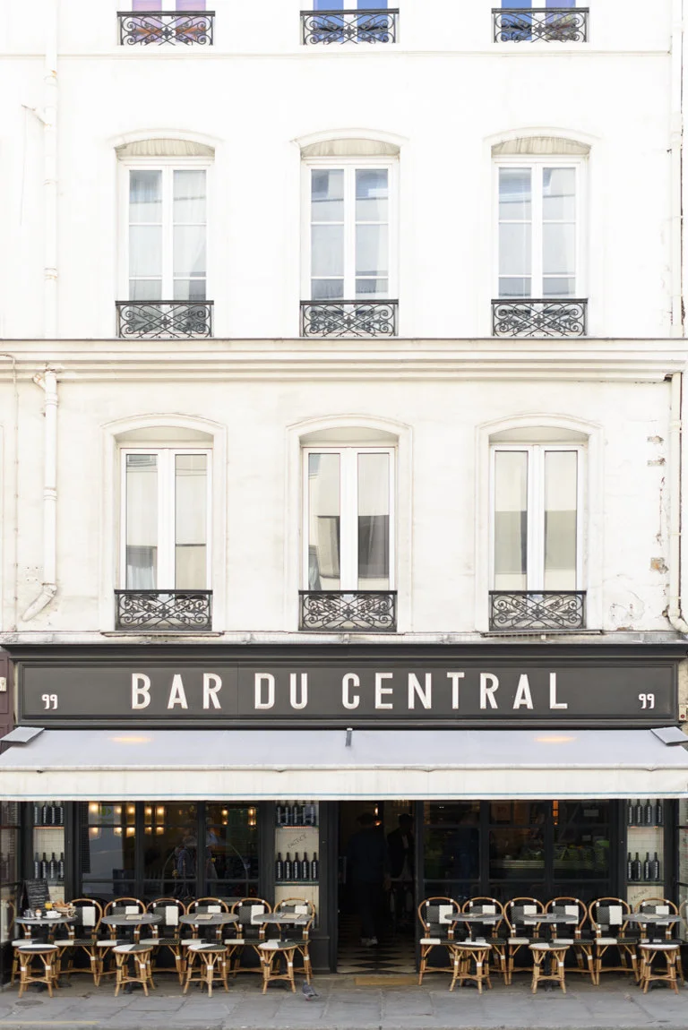 Paris pictures, Bar du Central cafe, fine art print