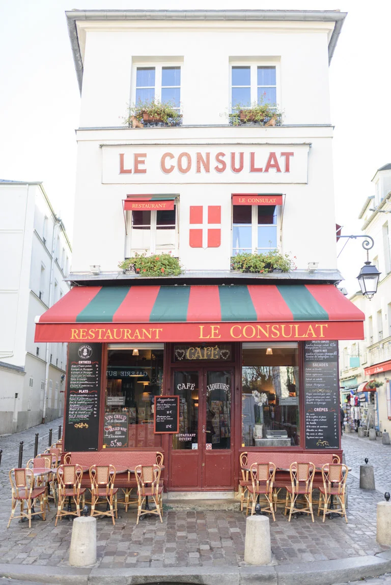 Paris pictures, Le Consulat cafe in Montmartre, fine art photography print