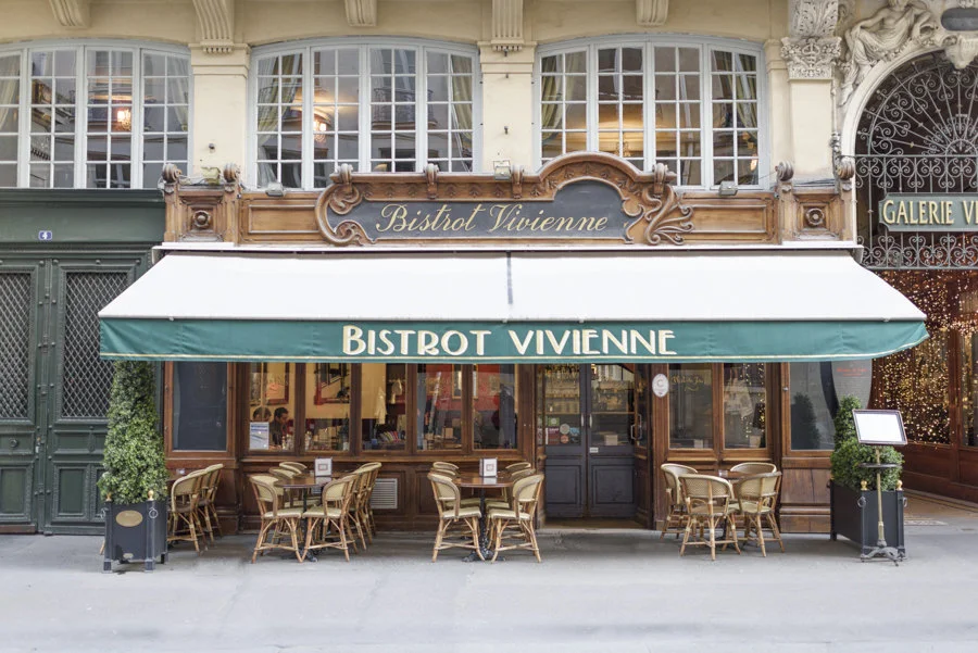 Paris pictures, Bistrot Vivienne horizontal fine art print