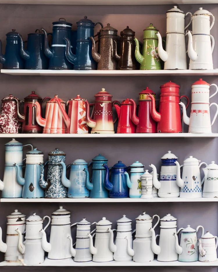 Paris pictures, vintage French pitchers, fine art photography print