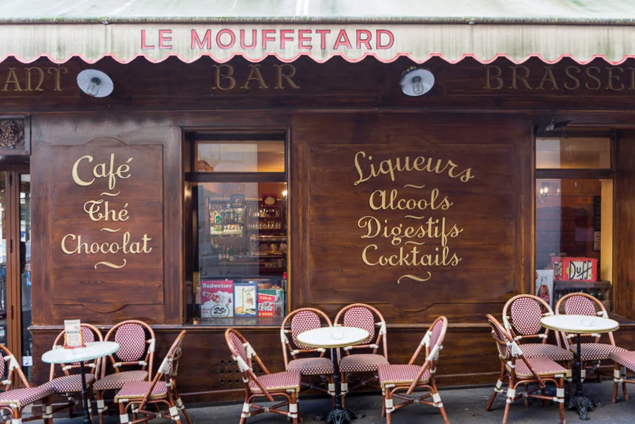 Paris pictures, Le Mouffetard restaurant, fine art photography print