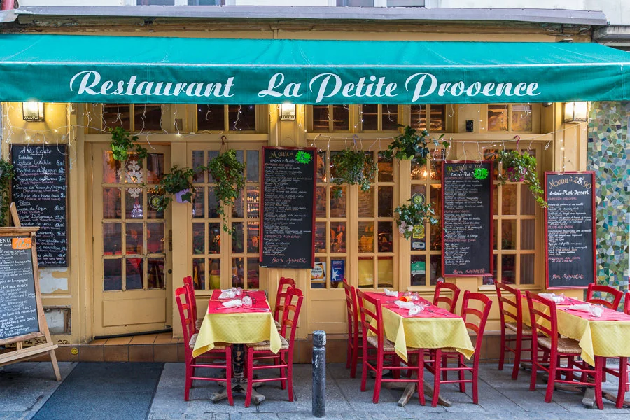 Paris pictures, La Petite Provence restaurant, fine art photography print