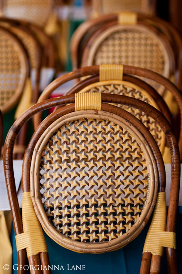Paris pictures, cafe chairs in Saint Germain, fine art print