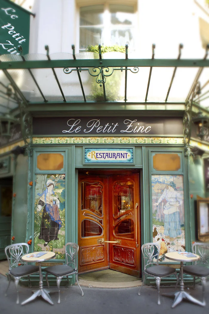 Paris pictures, Le Petit Zinc restaurant, fine art photography print