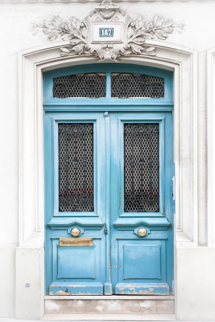 Paris pictures, Blue Door 187, fine art print