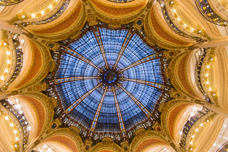 Paris pictures, inside Galeries Lafayette, fine art photography print