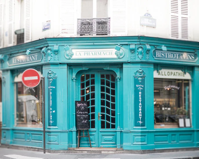 Paris pictures, La Pharmacie restaurant fine art photography print