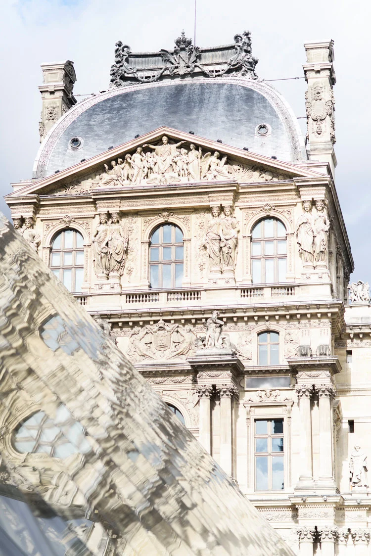 Paris pictures, Louvre Reflections with pyramid, fine art photography print