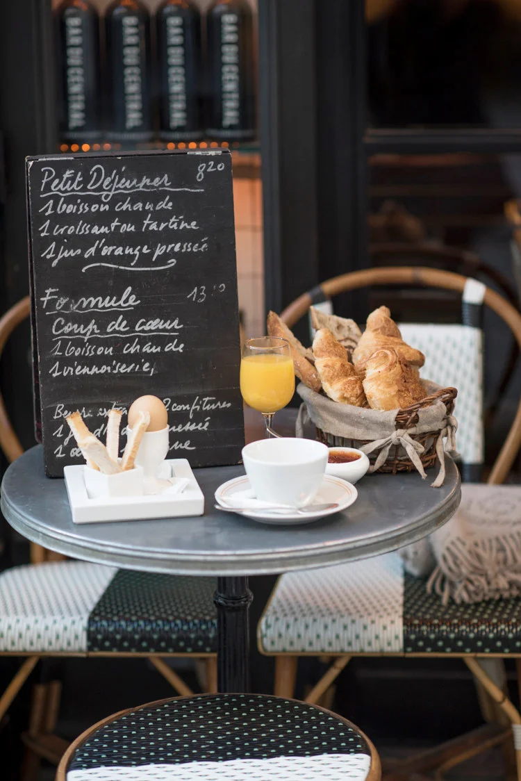 Paris pictures, petit dejeuner breakfast fine art photography print