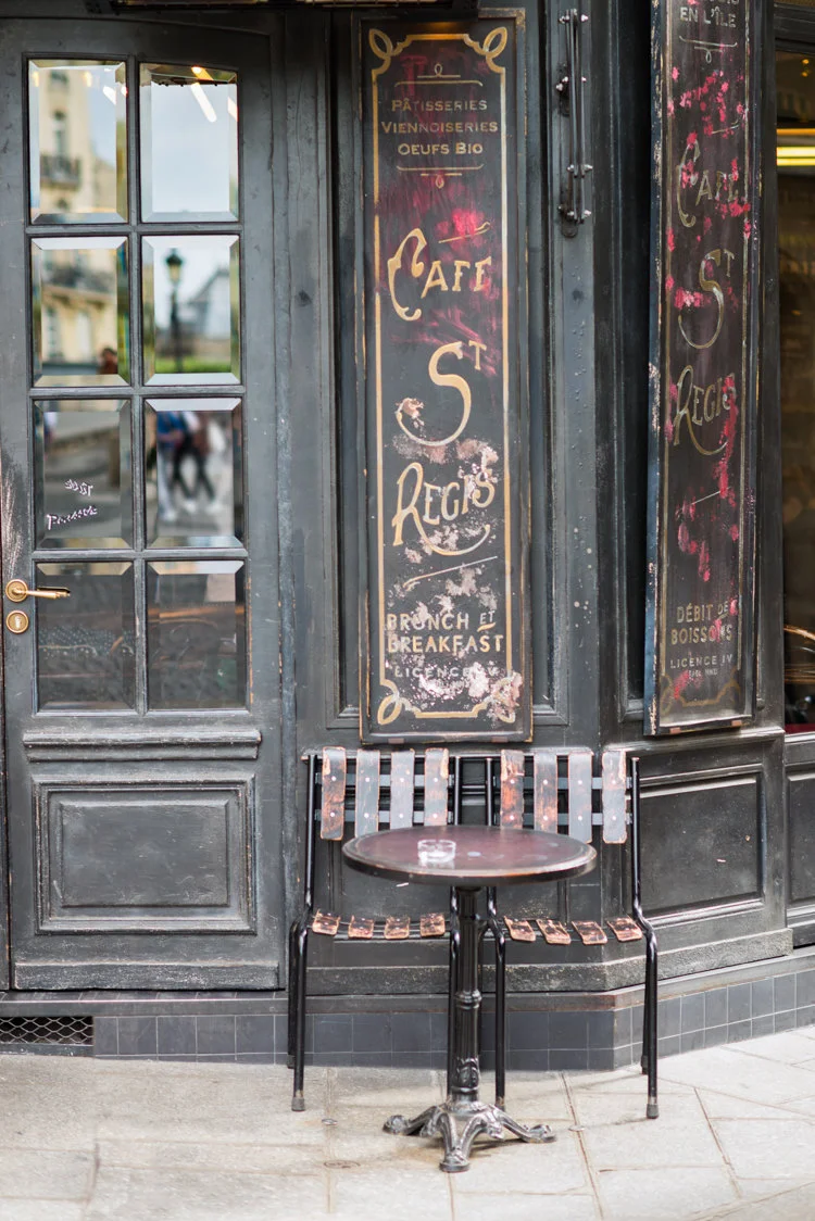 Paris pictures, Café St. Regis fine art photography print