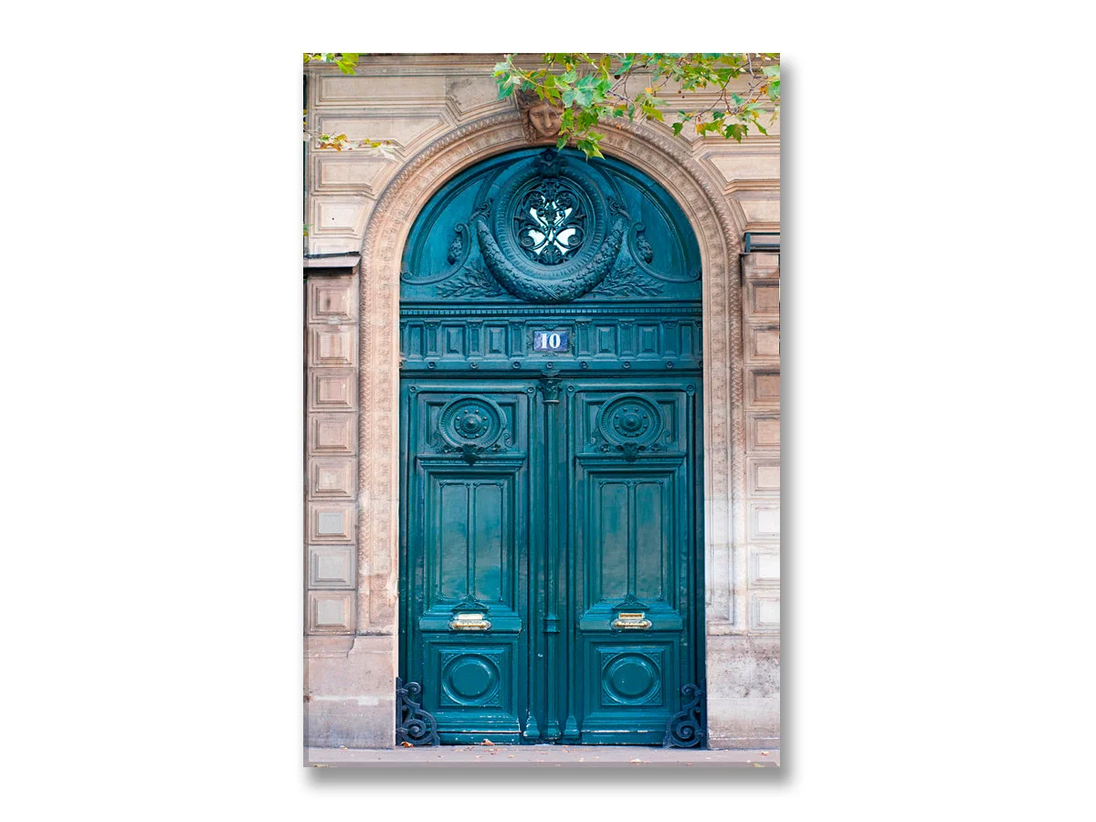 Paris canvas wall art, number 10 rue de Rivoli