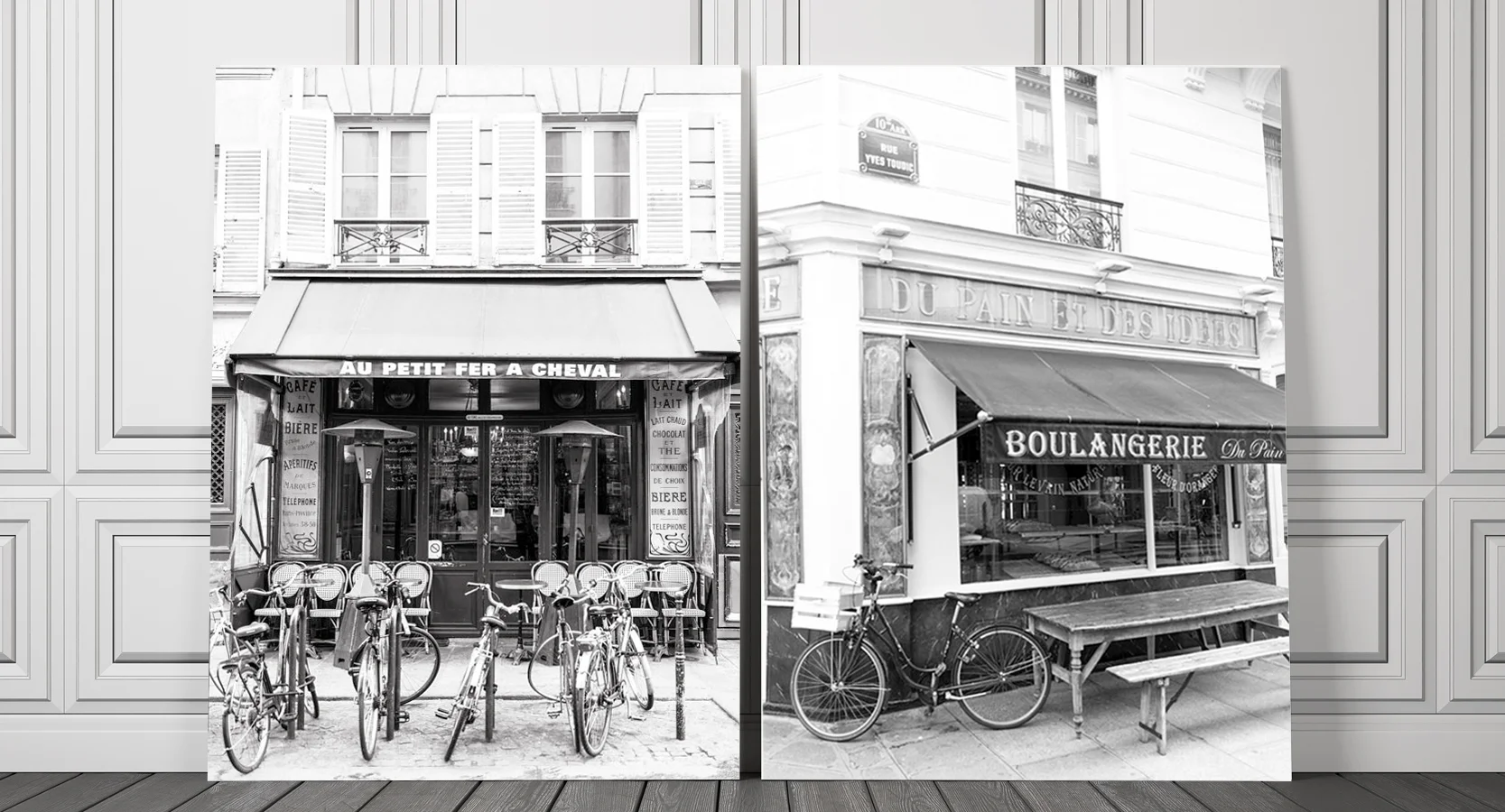 Black and White Paris Home Decor Fine Art Photography Prints