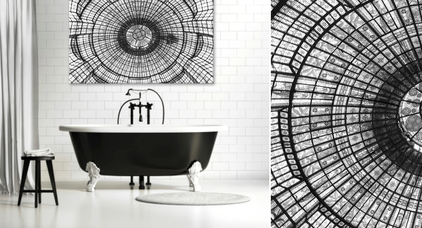 Paris France Printemps Ceiling Wall Art Poster