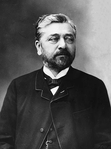 Gustave Eiffel photographed in 1888 by the famous French photographer Félix Nadar.