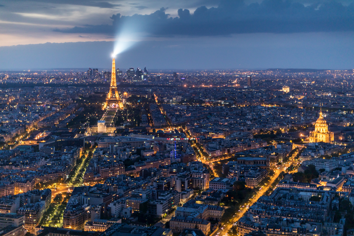 Eiffel Tower from Montparnasse