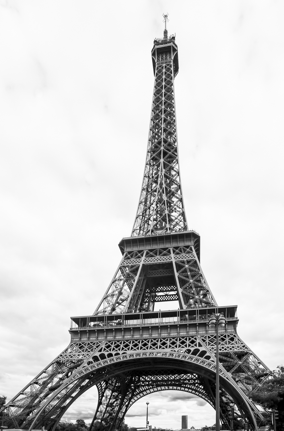 Copy of Copy of The Eiffel Tower in Black and White