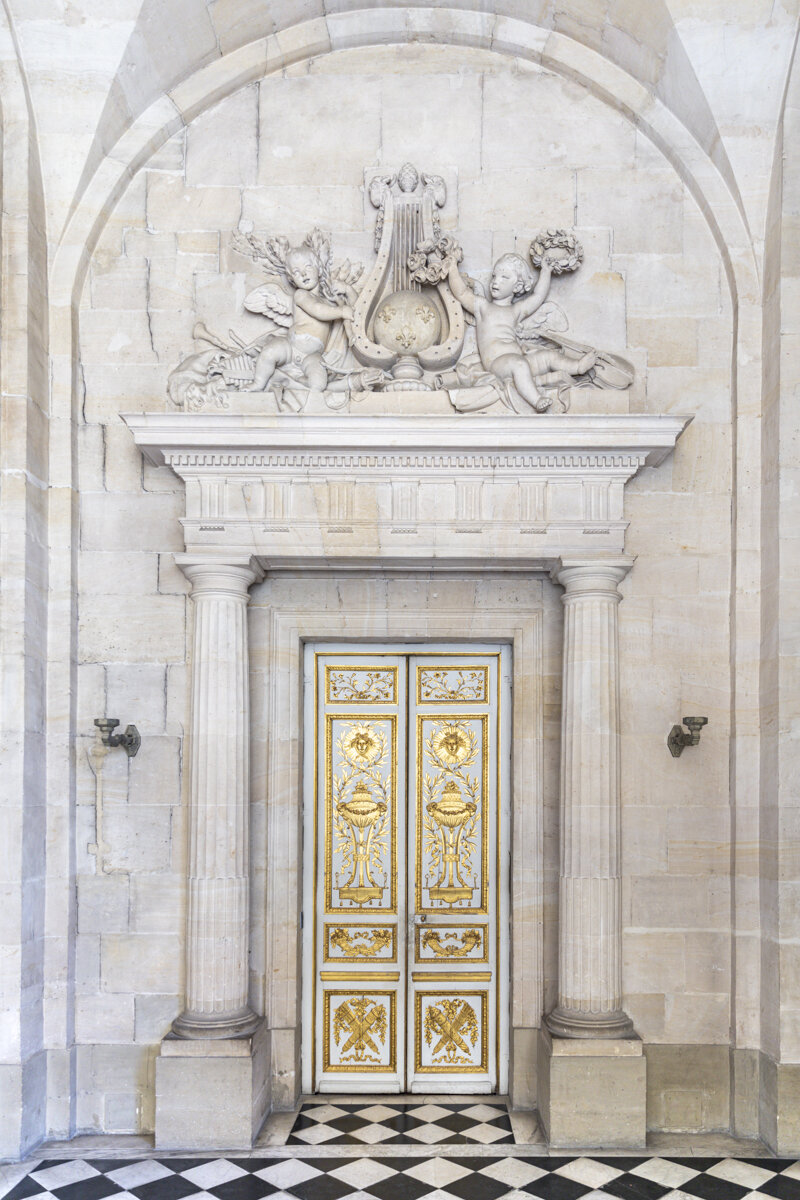 Marble Doorway with Gilded Door, Palace of Versailles