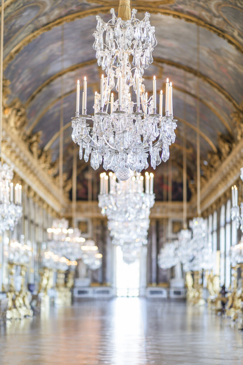 Hall of Mirrors Chandeliers Versailles