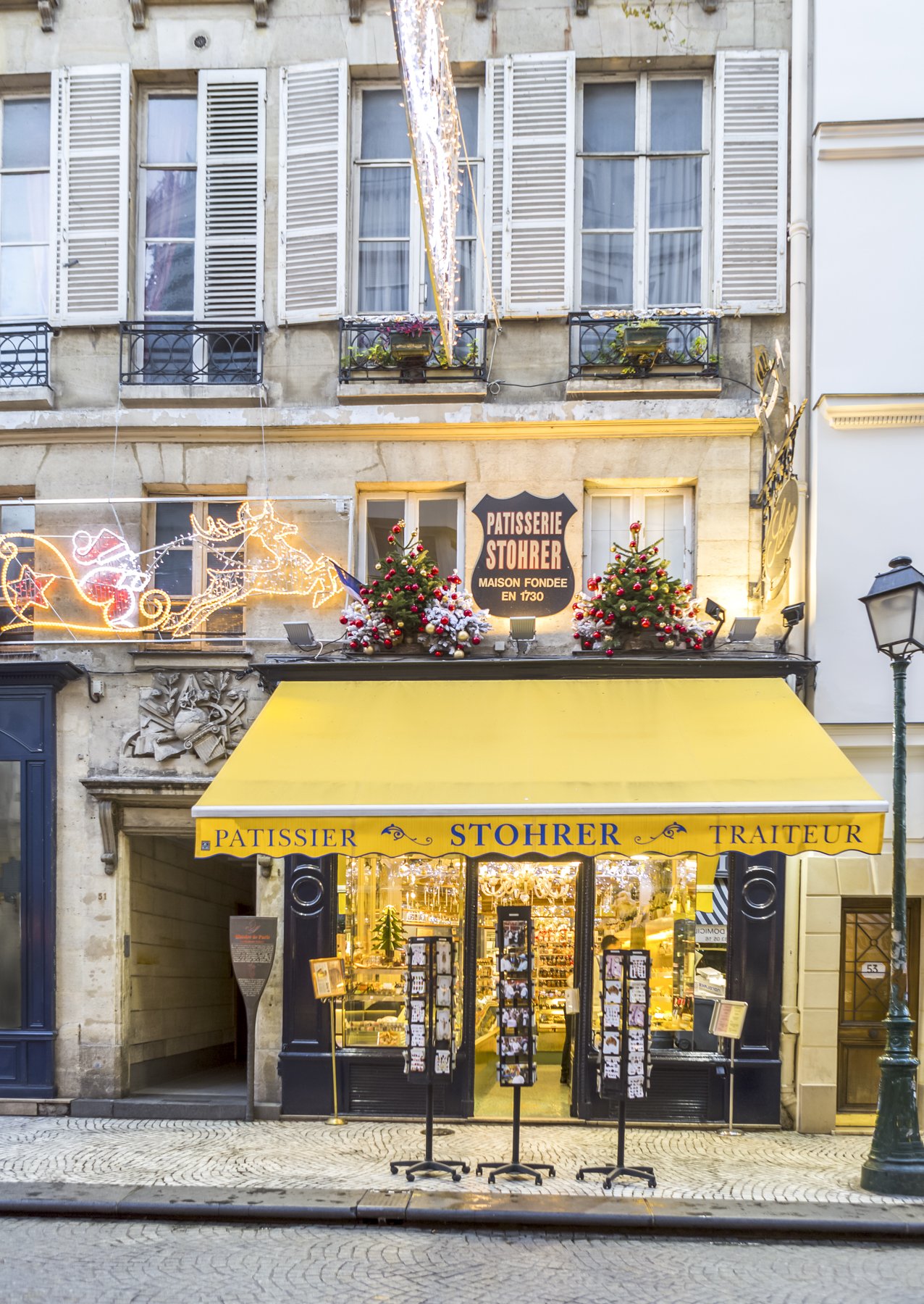 Patisserie Stohrer on rue Montorgueils