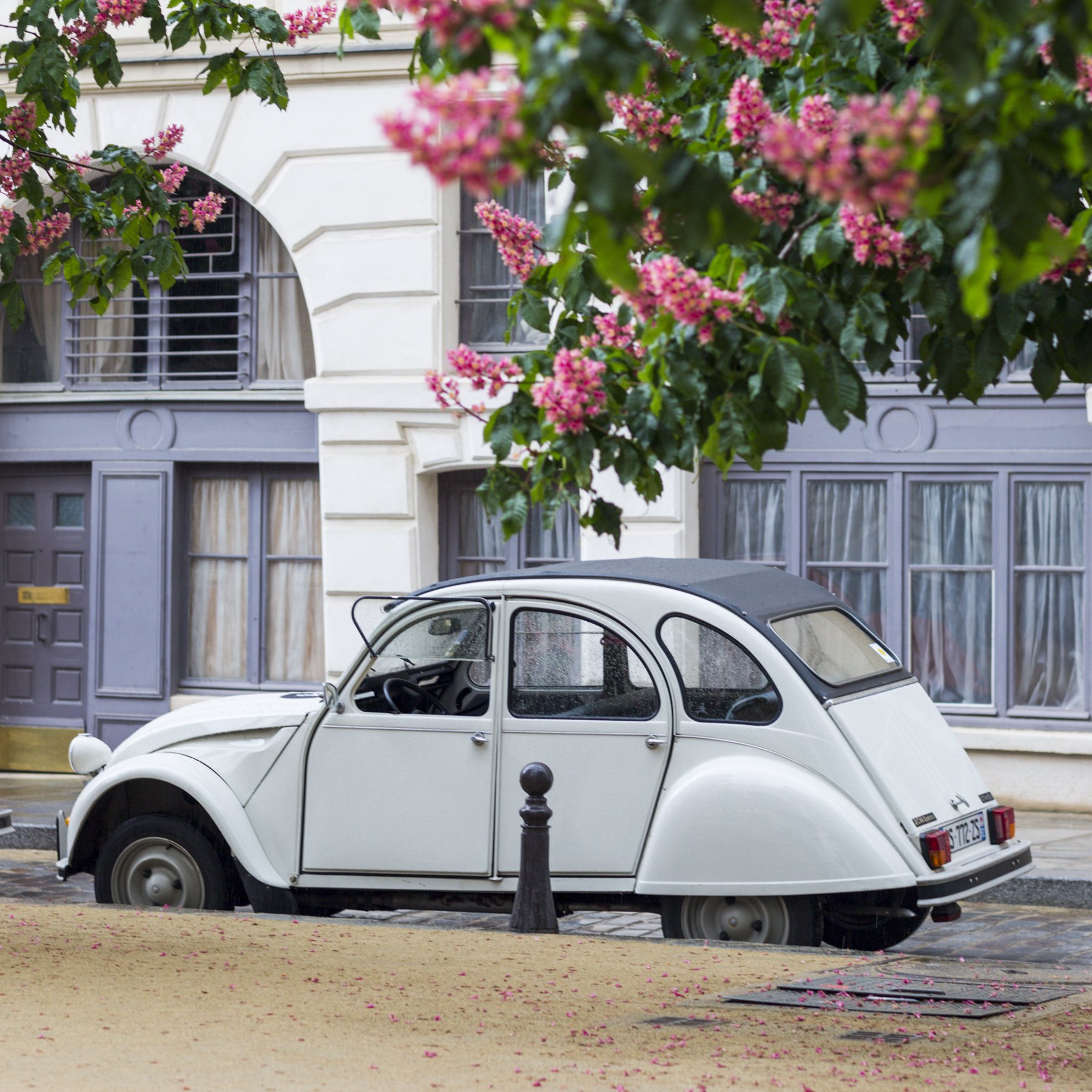 White Citroën 2CV, Place Dauphine