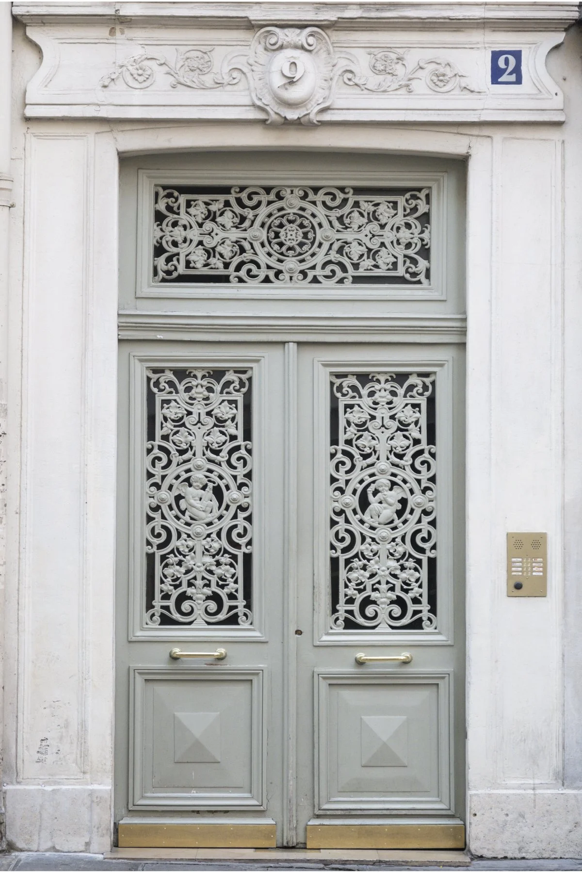 Grench Gray Green Door No. 2