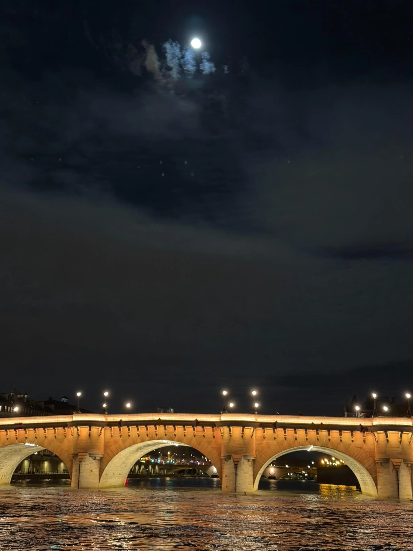 Magic on the Seine last night.