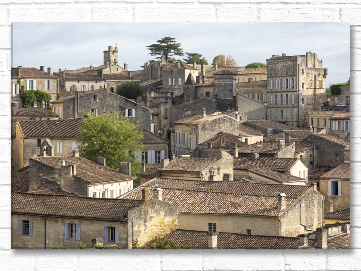 St Emilion Vilage Rooftops Canvas.jpg