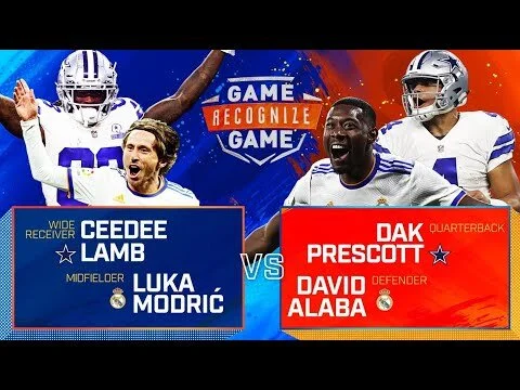 Real Madrid x NFL Challenge | Modrić/CeeDee Lamb vs Alaba/Dak Prescott