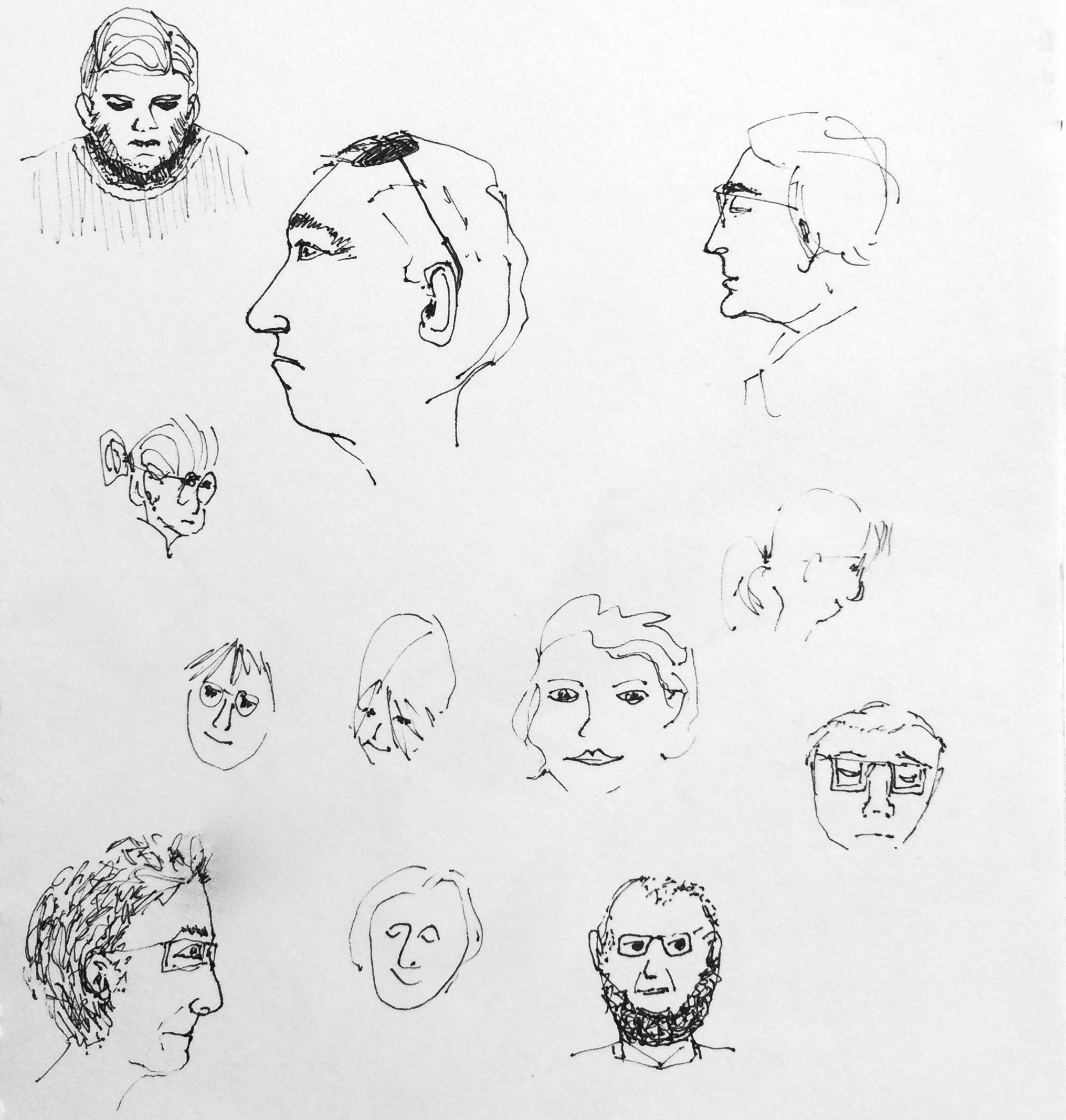 Sketchbook Faces I
