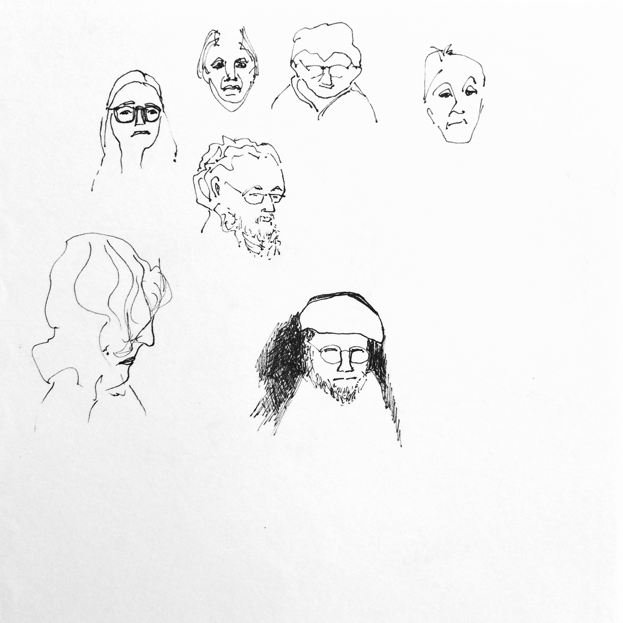 Sketchbook Faces III