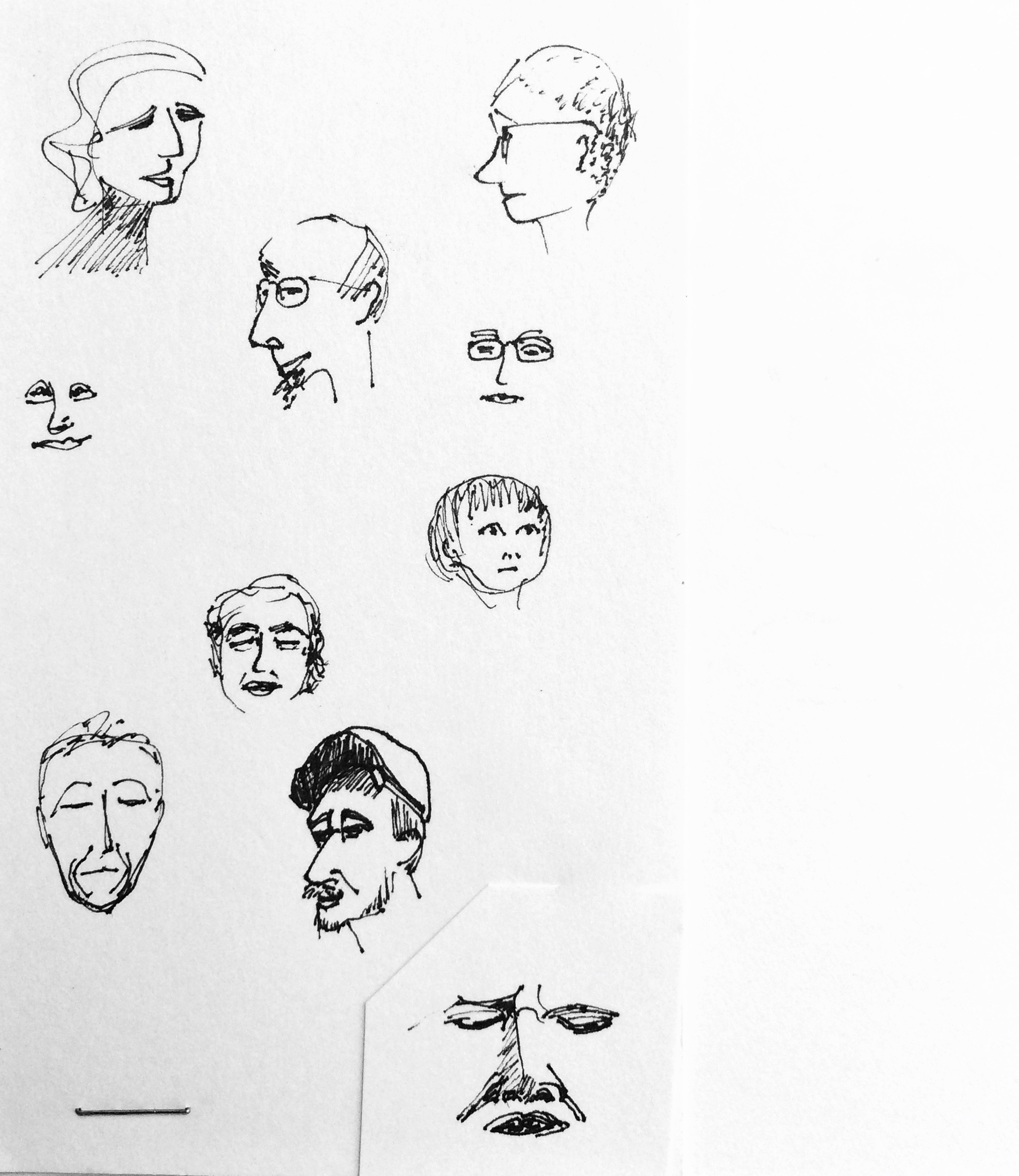 Sketchbook Faces IV