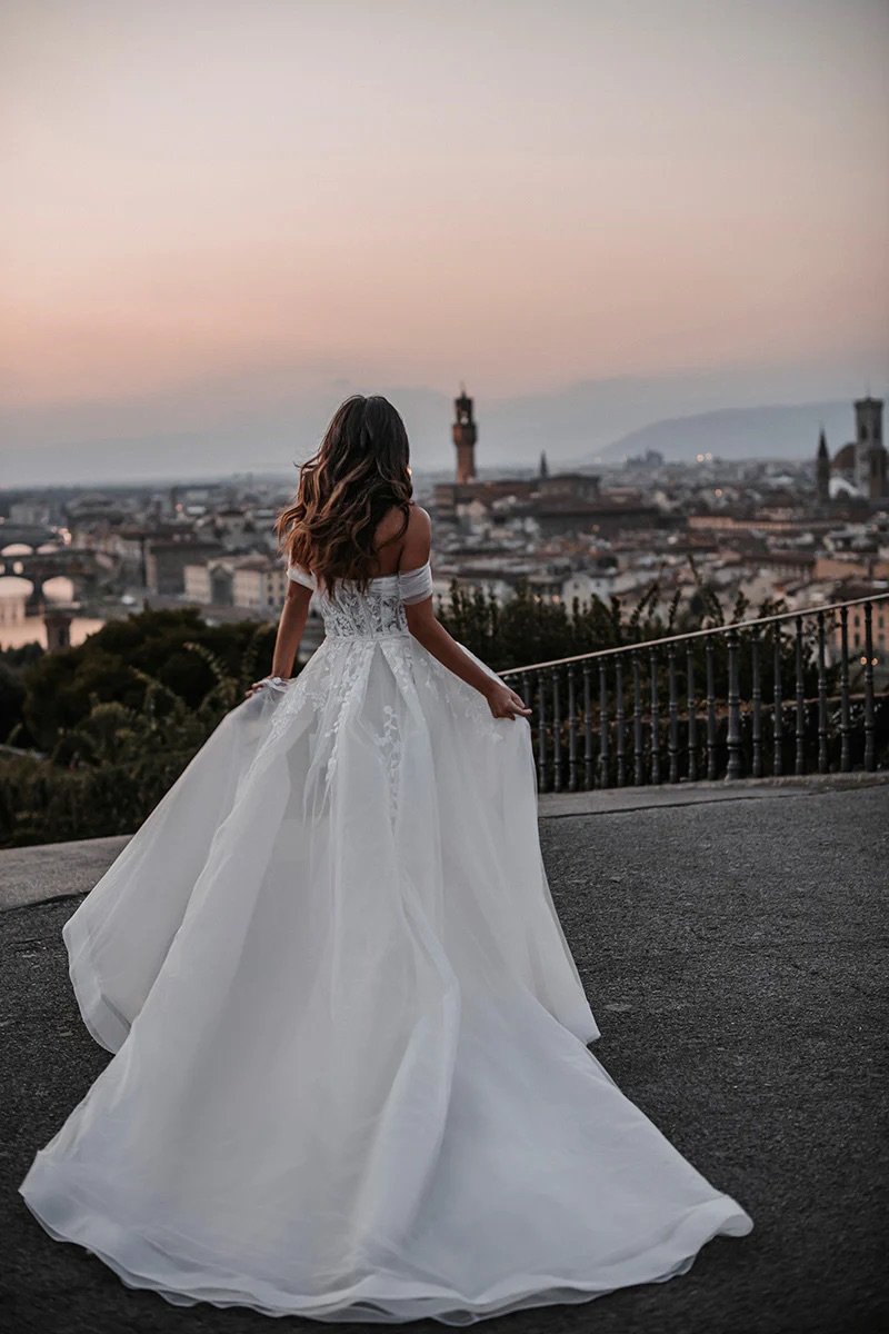 Abella Hellena E158 Wedding Dress available at Bride To Be Couture - Full Back.jpeg