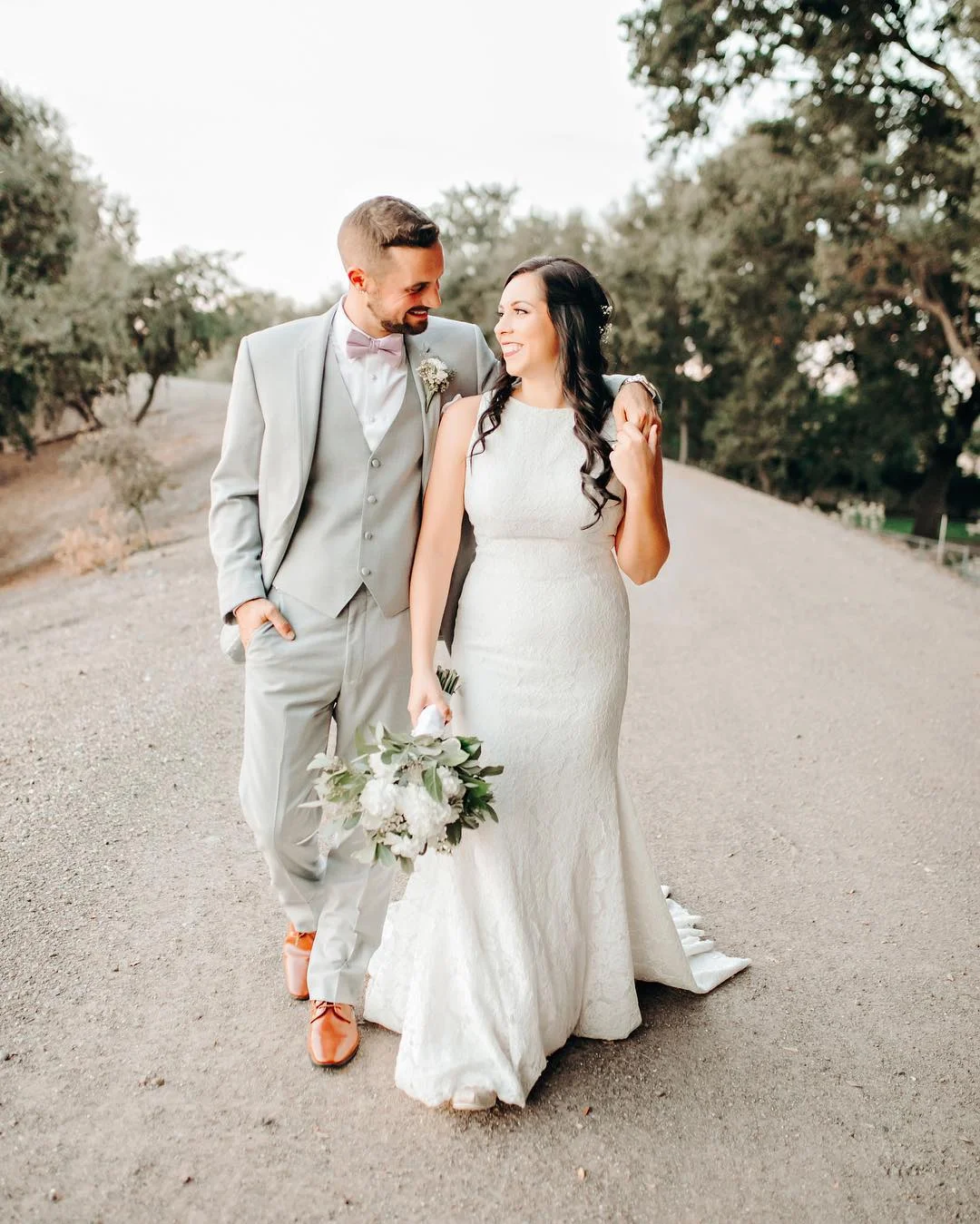 Photo: Cori Delgado | @cori_delgado_photo Venue: The River Mill, French Camp | @therivermillfrenchcamp Dress: Pronovias | @pronovias